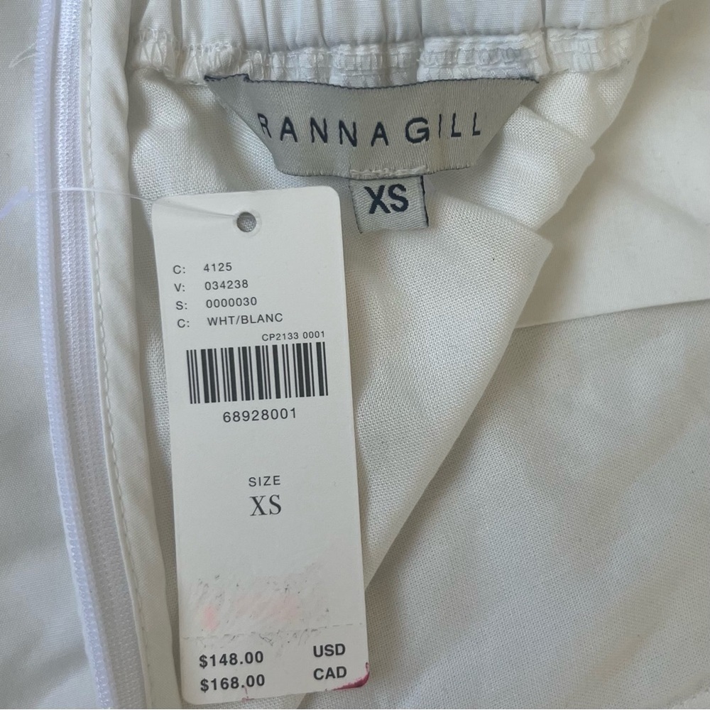 NWT ANTHROPOLOGIE Ranna Gill Shiffly Romper in White - Size XS - Picture 4 of 15